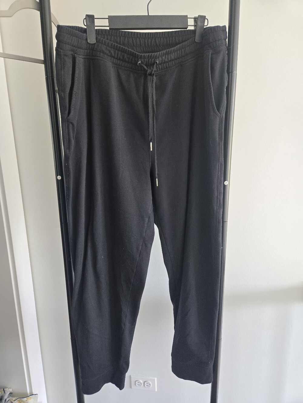 American Eagle Everywhere Jogger Black Sweatpants Men's XL Drawstring Athleisure